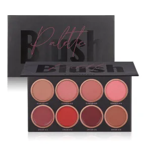 8 Colors Powder & Cream Blush Palette