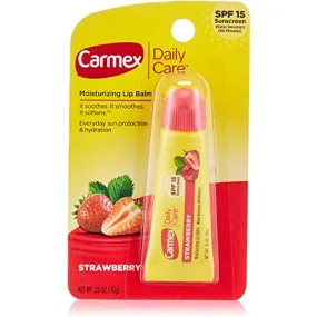 Carmex Moisturizing Lip Balm Tube Strawberry SPF 15