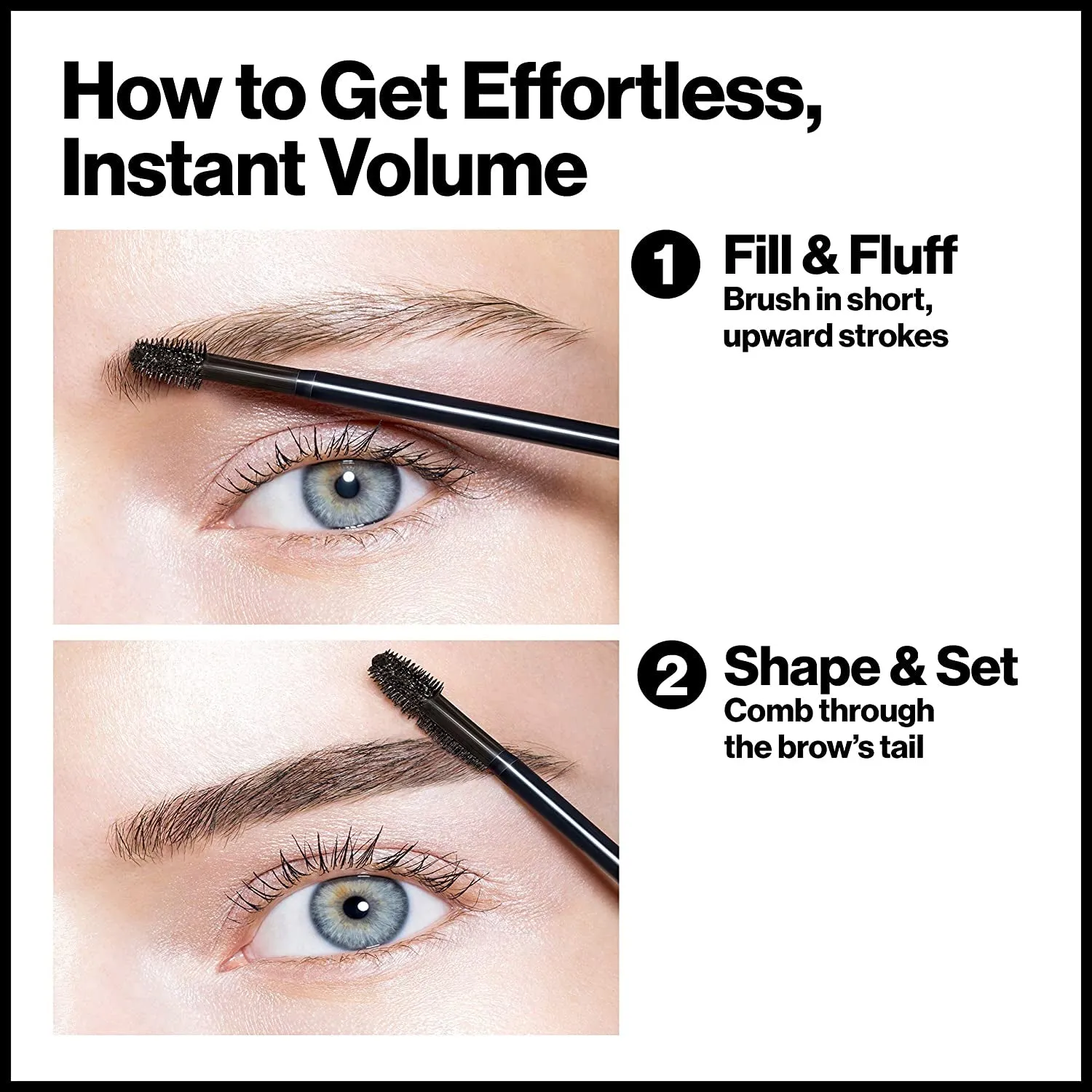 ColorStay Brow Fiber Filler - Brow Gel Dark Brown