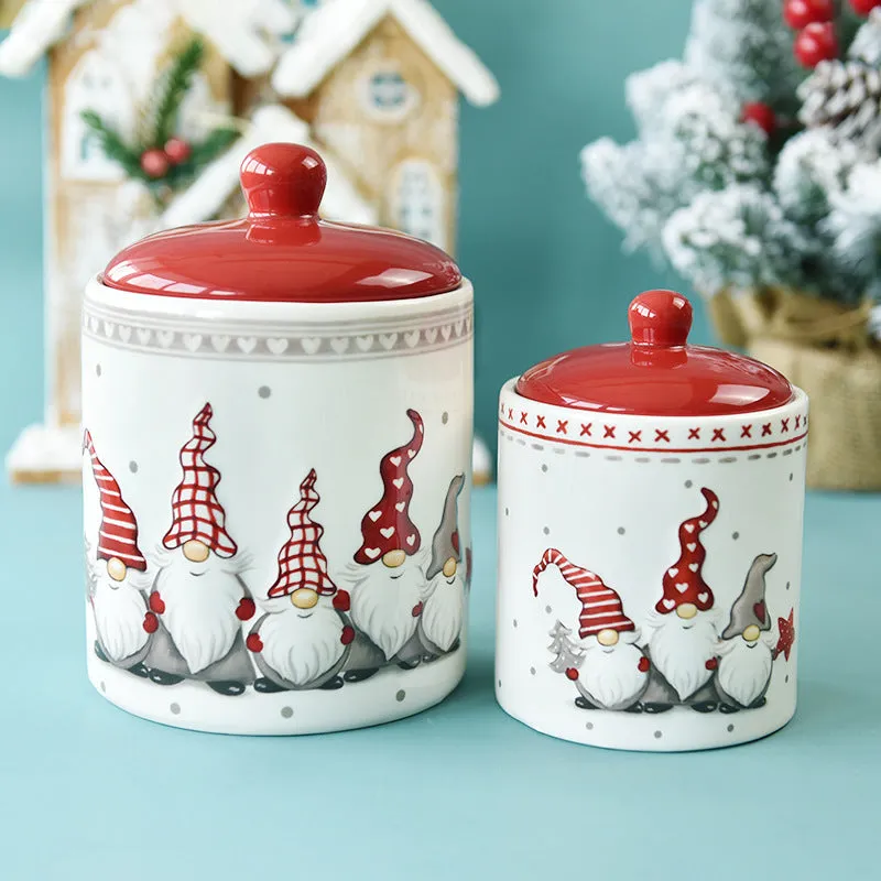 Dried Fruit Snack Jar Creative Christmas Gift Storage Jar