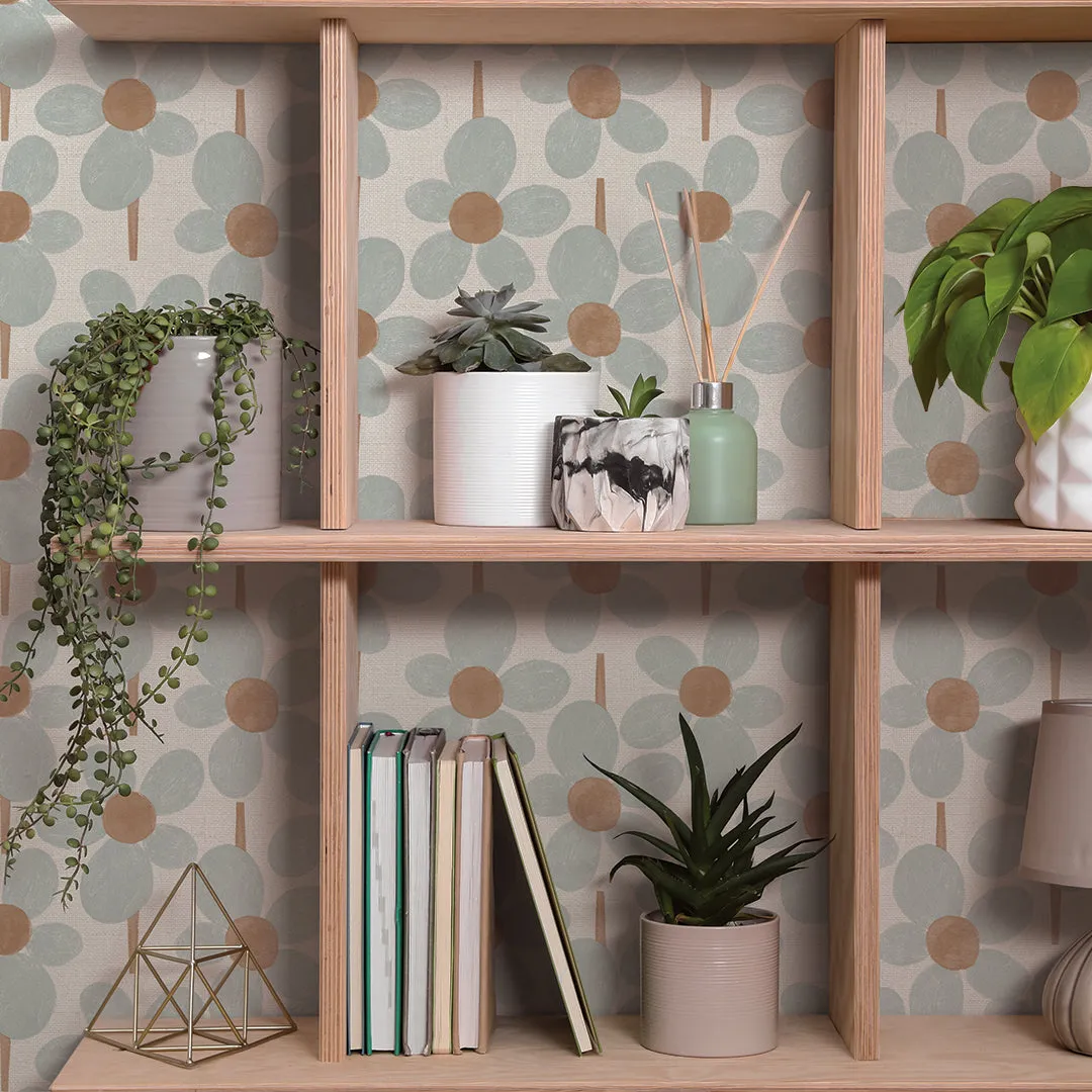 Flower Power Peel and Stick Wallpaper By Novogratz