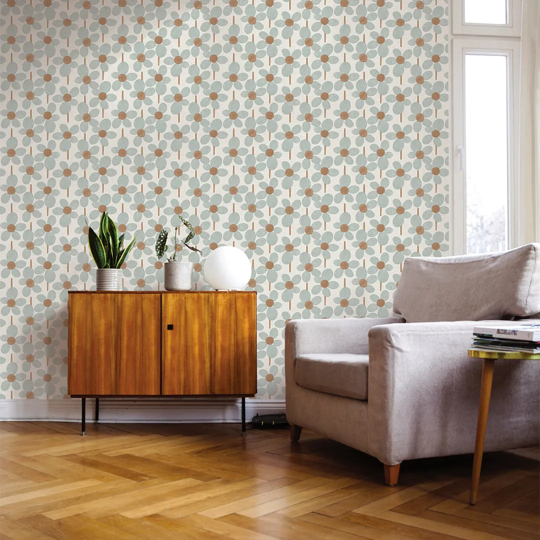 Flower Power Peel and Stick Wallpaper By Novogratz
