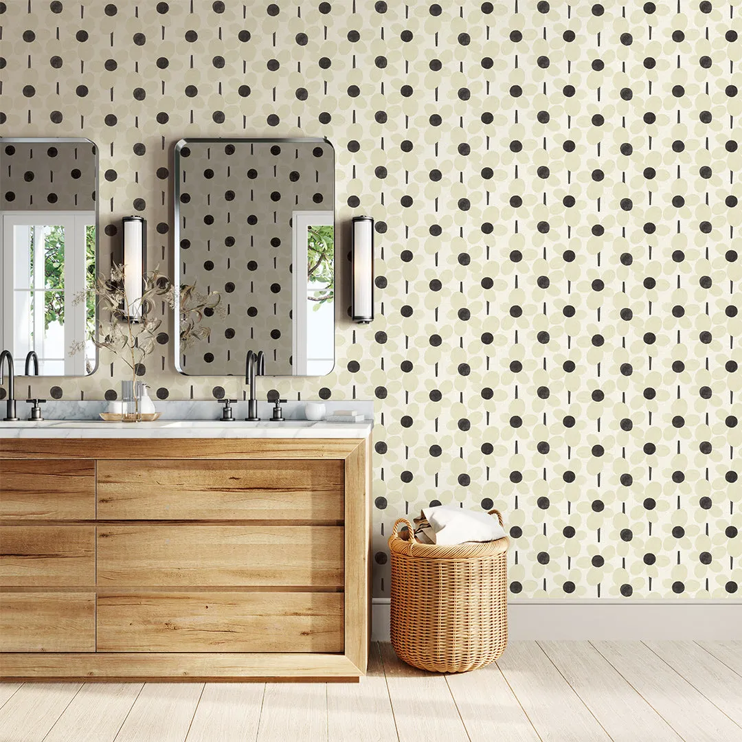 Flower Power Peel and Stick Wallpaper By Novogratz