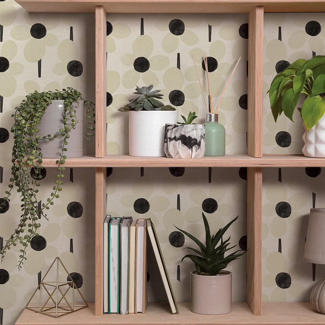 Flower Power Peel and Stick Wallpaper By Novogratz