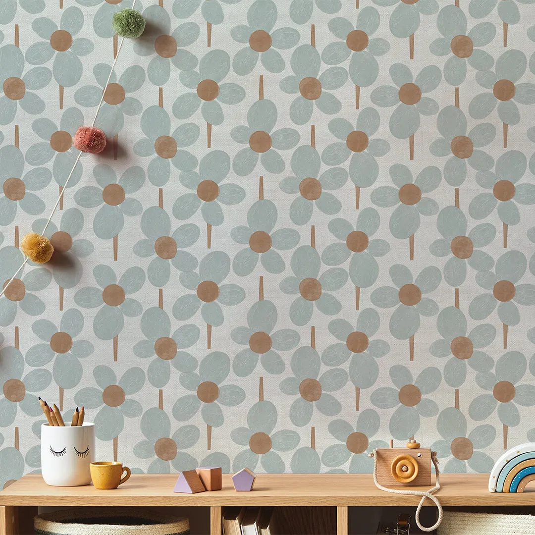 Flower Power Peel and Stick Wallpaper By Novogratz