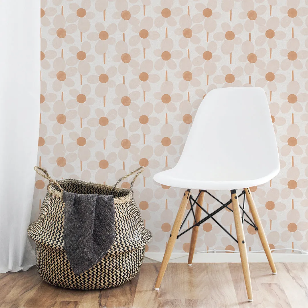 Flower Power Peel and Stick Wallpaper By Novogratz