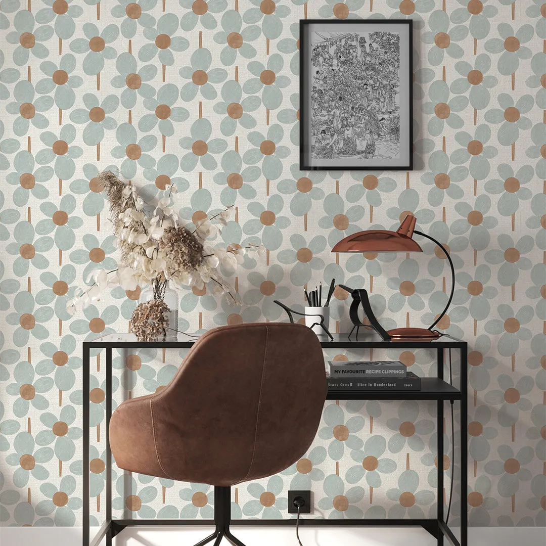 Flower Power Peel and Stick Wallpaper By Novogratz