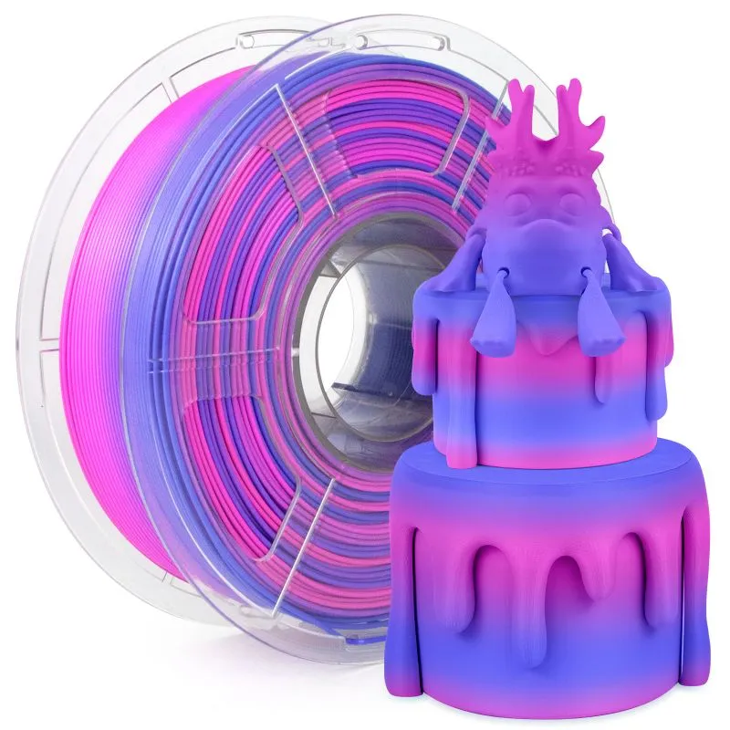 iSANMATE PLA   Matte Gradient - Pink   Purple   Blue