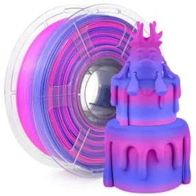 iSANMATE PLA   Matte Gradient - Pink   Purple   Blue