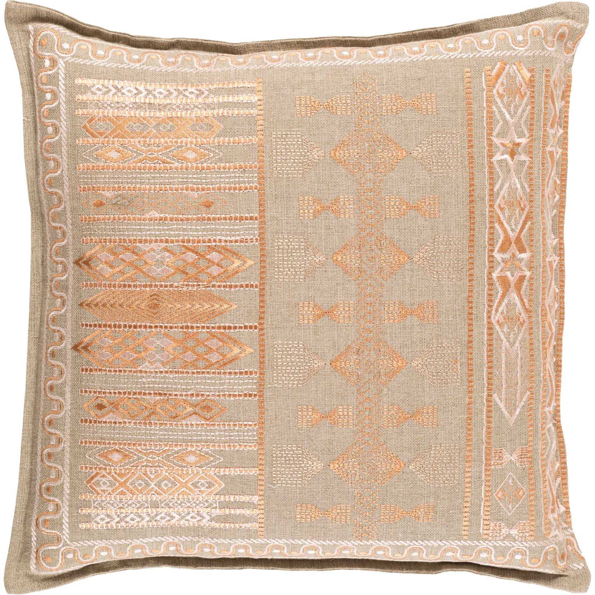 Jeremy Pillow Tan/Peach/Blush