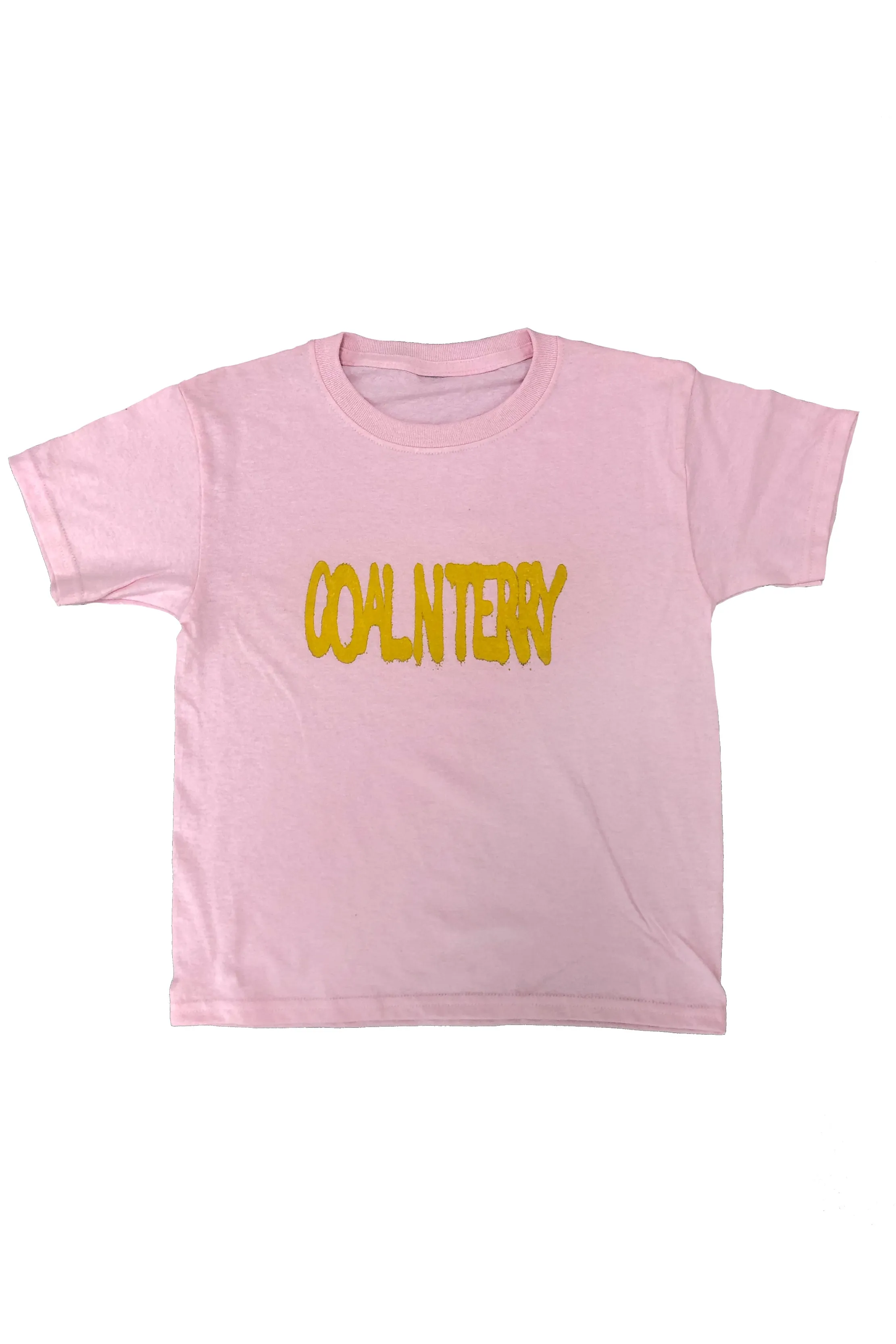 KIDS PINK N YELLOW SPRAY TEE
