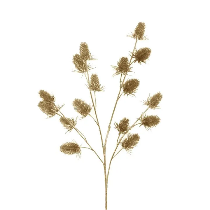 Metallic Thistle Spray