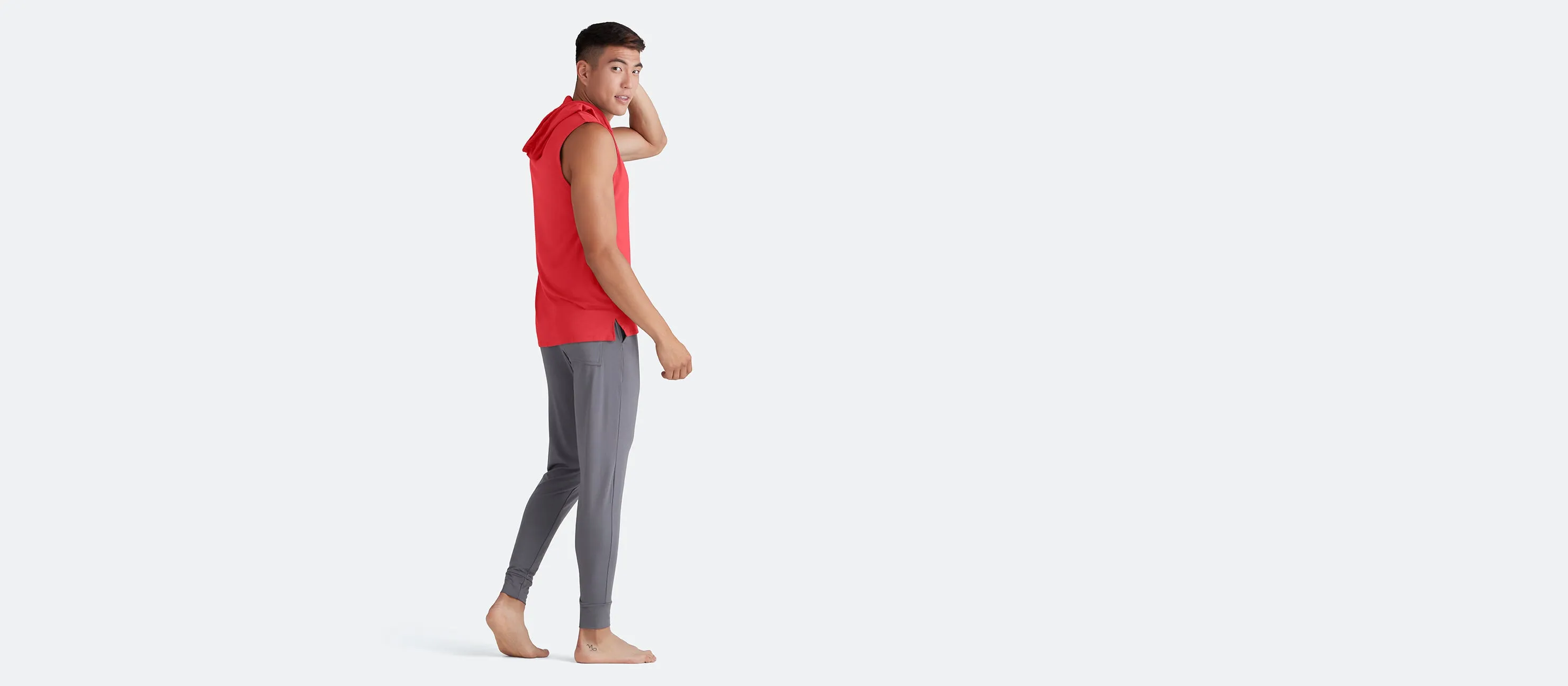 Modal Sleeveless Hoodie | First Blush