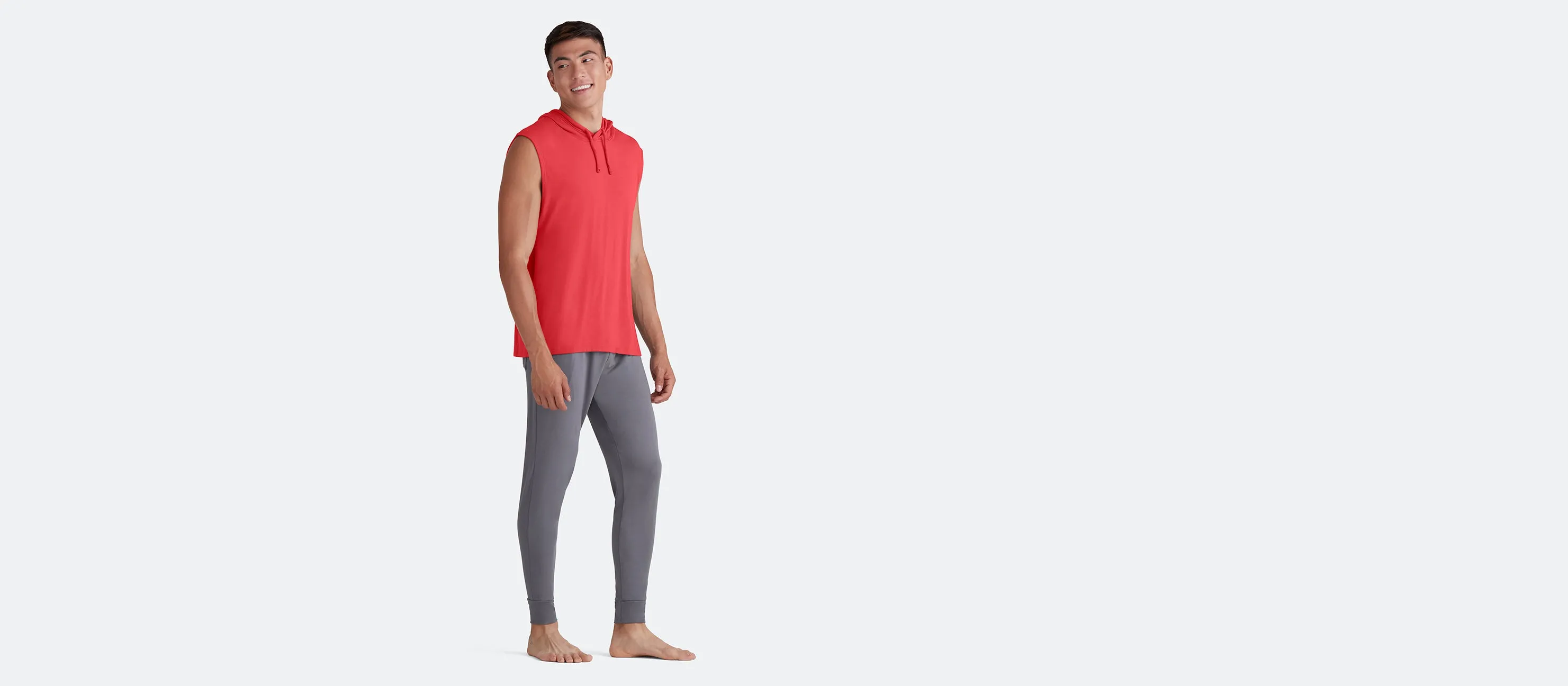 Modal Sleeveless Hoodie | First Blush