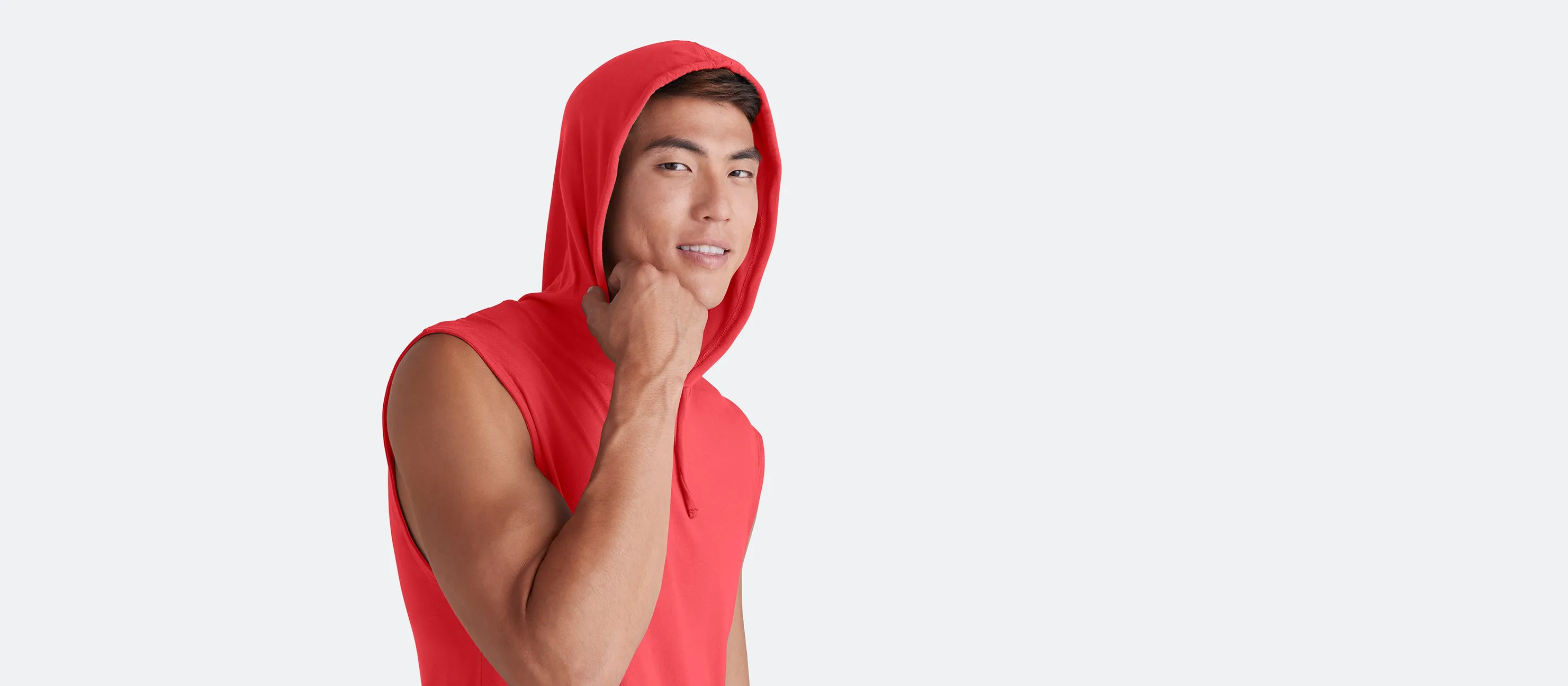 Modal Sleeveless Hoodie | First Blush