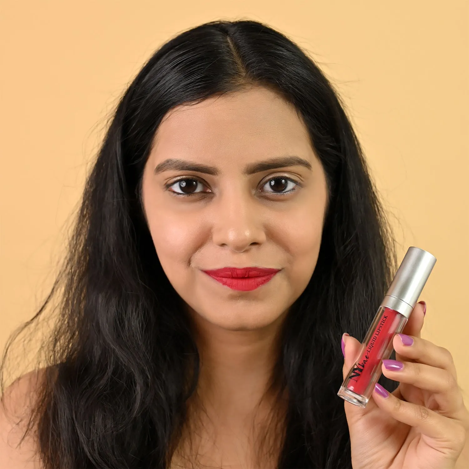 NY Bae Confessions of a Lip-a-holic Liquid Lipstick - All I Want For Love 4 (4.5 ml) | Red | Matte Finish | Built-in Primer | Enriched with Jojoba Oil | Highly Pigmented | Lasts Upto 12 Hours | Long lasting | Cruelty & Paraben Free