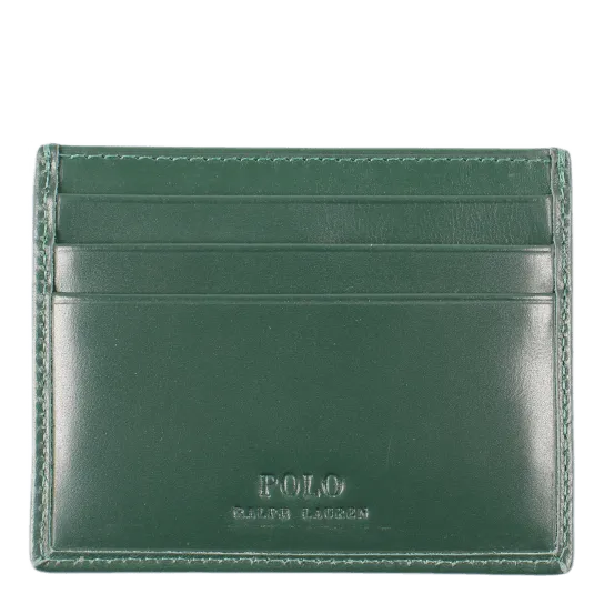 Polo Bear Leather Card Case Green